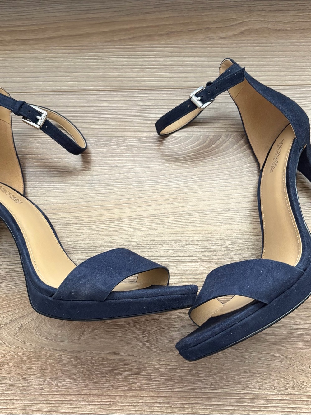 Michael Kors Navy Heels 6.5